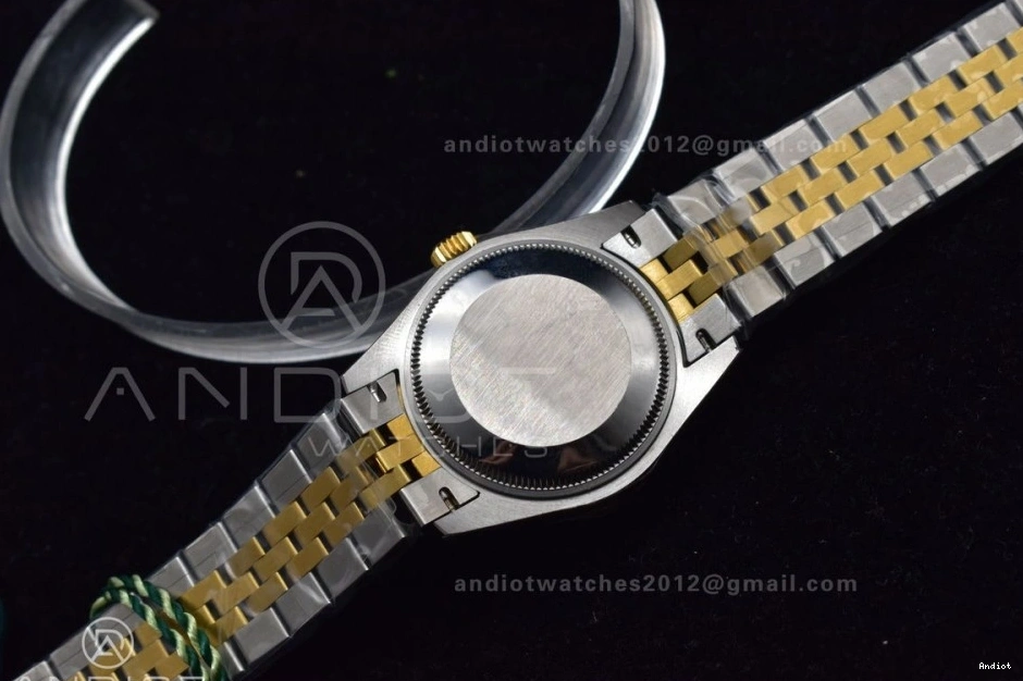 Fluted Syle Green Bezel and President DateJust Dial WF Markers 31 316L Steel Ladies Bracelet 278289 on 0118